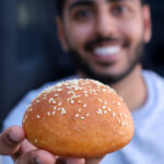 homemade burger buns