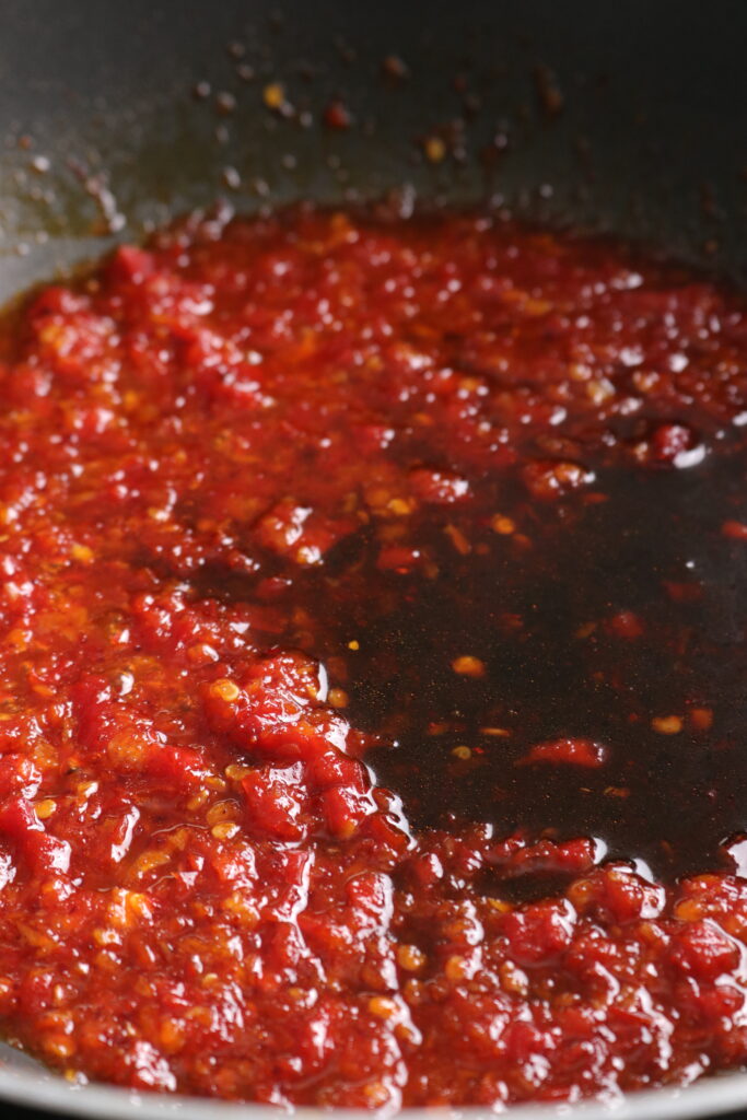 add sauces to sweet chilli sauce