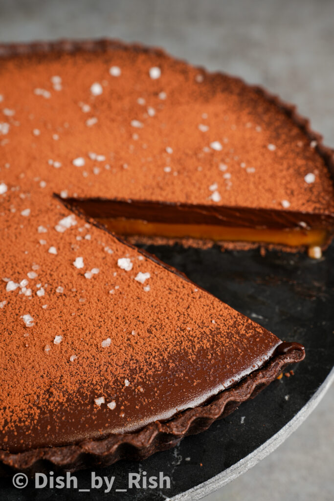 salted caramel chocolate tart