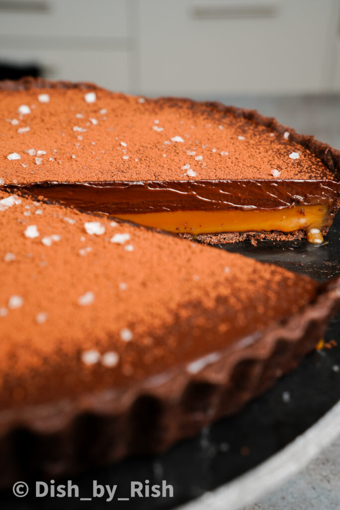 salted caramel chocolate tart