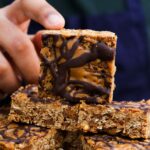 Biscoff flapjacks