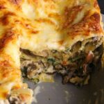 mushroom and chestnut lasagne