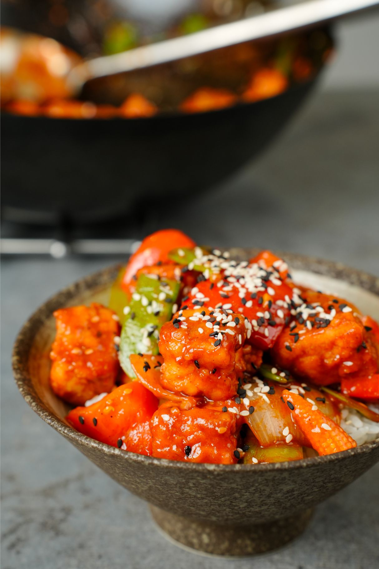 Hot and sour tofu