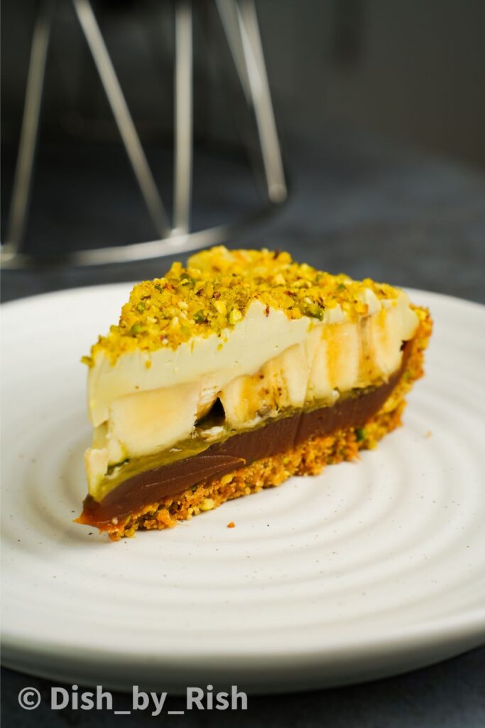 Pistachio Banoffee Pie