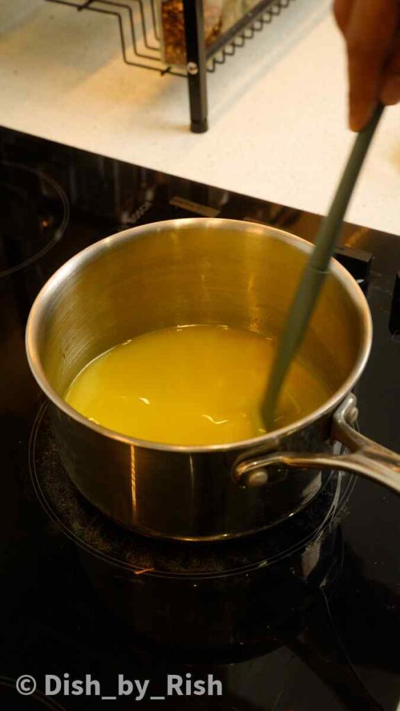 melting butter