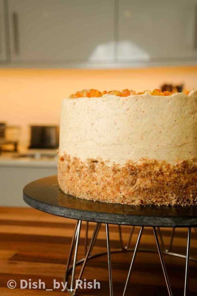 carrot cake with brown butter cream cheese frosting